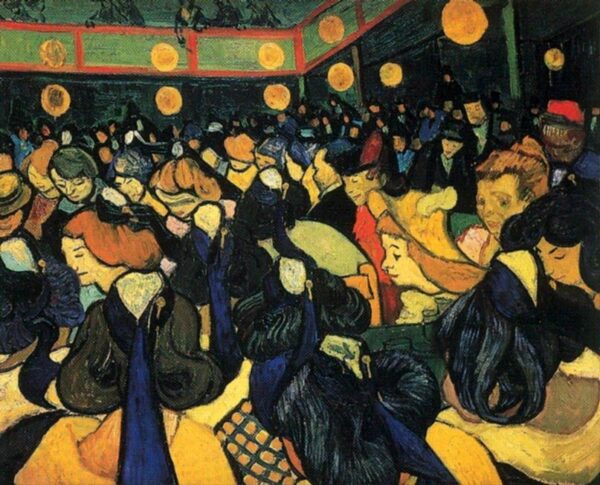 Tanzsaal in Arles – Van Gogh Vincent Van Gogh 85x75