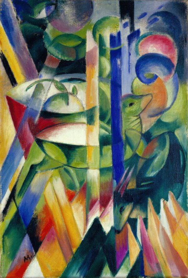 Die kleinen Bergziegen – Franz Marc Franz Marc 70x105