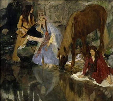 Porträt von Fräulein Fiocre im Ballett «Die Quelle» – Edgar Degas Edgar Degas 70x70