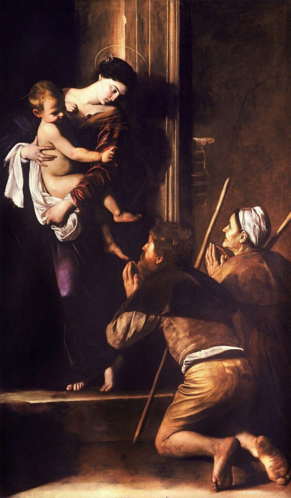 Notre Dame de Lorette – Caravaggio Michelangelo Merisi da Caravaggio 70x120