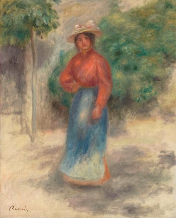 Gabrielle im Garten, um 1905 – Pierre-Auguste Renoir Pierre-Auguste Renoir 70x85