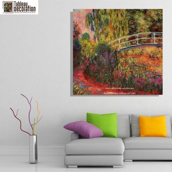 Tabelle Brücke Japan – Monet Claude Monet 70x70 5