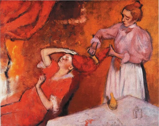 Die Frisur – Edgar Degas Edgar Degas 85x75