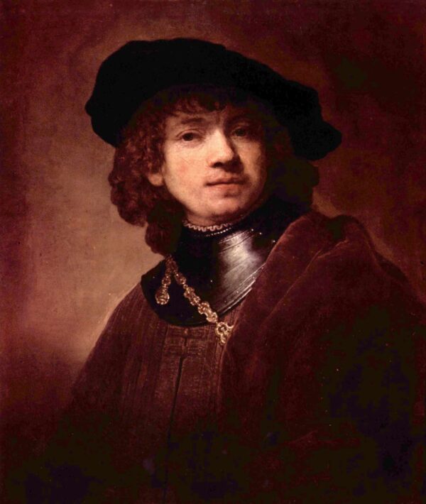 Selbstporträt als Jugendlicher – Rembrandt van Rijn Rembrandt van Rijn 70x85