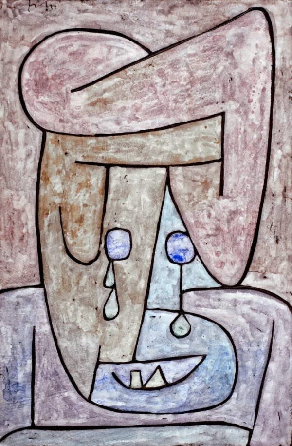 Frau in Tränen, 1939 – Paul Klee Paul Klee 70x105