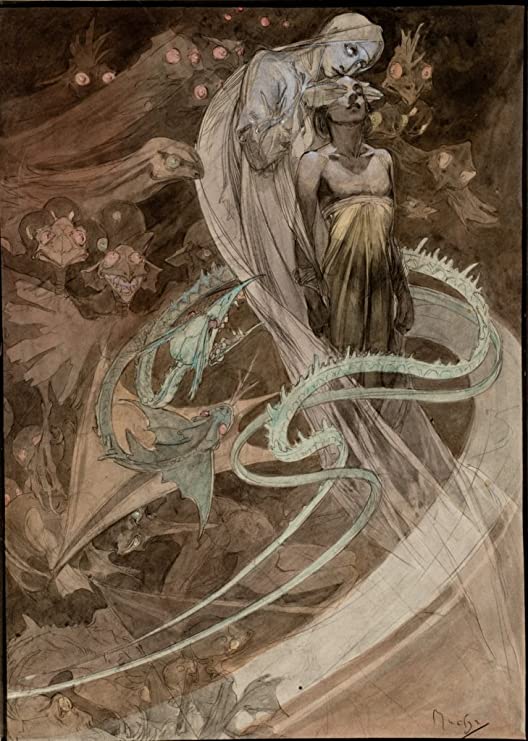 Der Vater – Mucha Alfons Mucha 70x105