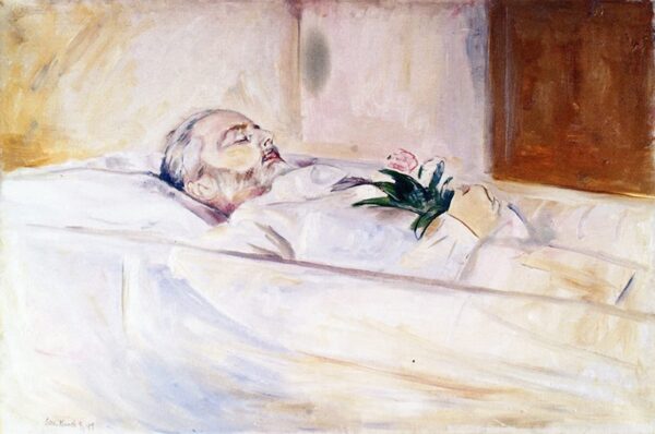 John Hazeland auf seinem Sterbebett – Edvard Munch Edvard Munch 105x70