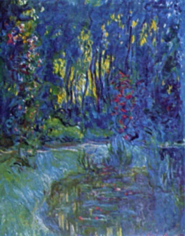 Wassergarten in der Nähe von Giverny – Claude Monet Claude Monet 70x85