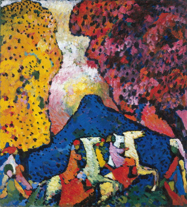 Der blaue Berg – Wassily Kandinsky Wassily Kandinsky 70x70