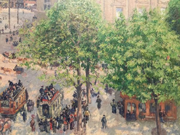 Platz des Theaters in Paris – Camille Pissarro Camille Pissarro 85x75