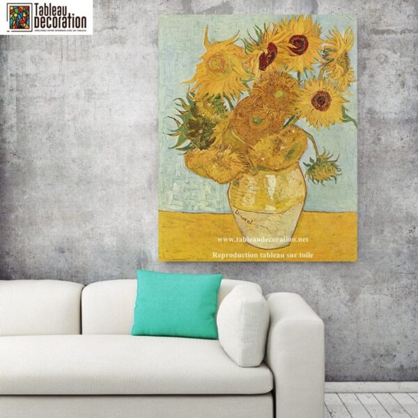 Die Sonnenblumen – Van Gogh Beliebte Bilder 70x85 3