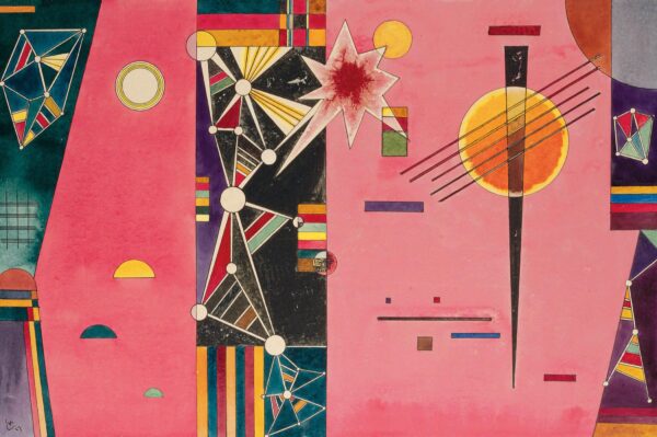 Rote Rose – Vassily Kandinsky Wassily Kandinsky 105x70