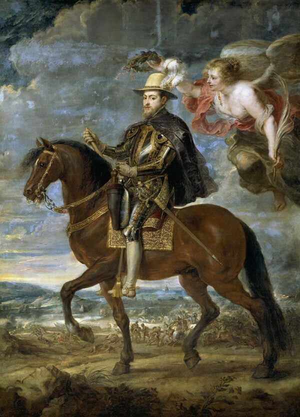 Philippe II zu Pferd – Peter Paul Rubens Peter Paul Rubens 70x105