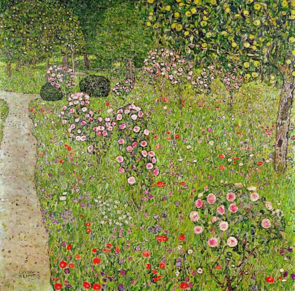 Verger mit Rosen – Gustav Klimt Gustav Klimt 70x70