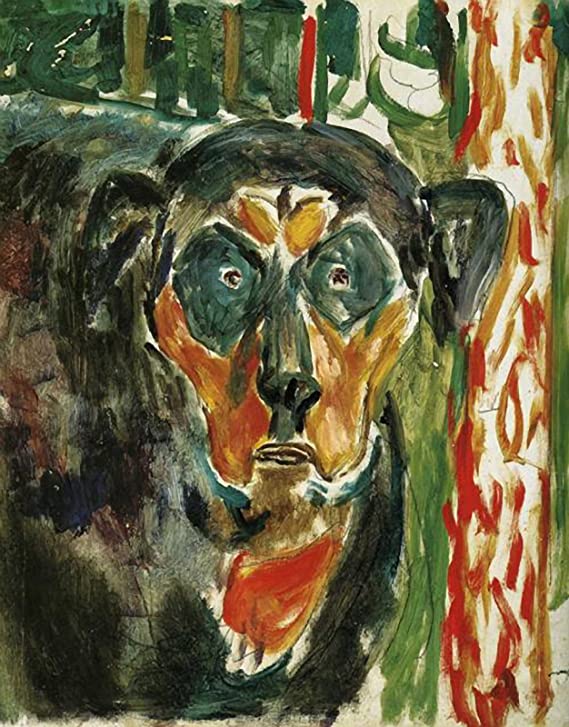 Hundekopf – Edvard Munch Edvard Munch 70x85