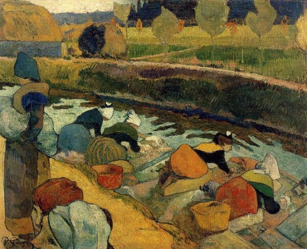 Die Wäscherinnen in Arles I – Paul Gauguin Paul Gauguin 85x75