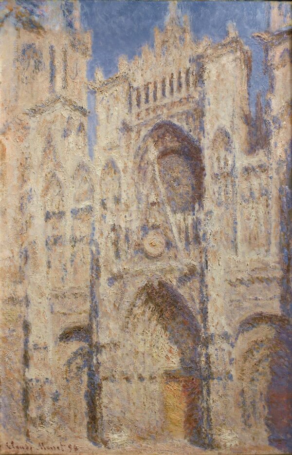 Das Portal der Kathedrale von Rouen in der Sonne (W1325) – Claude Monet Claude Monet 70x105