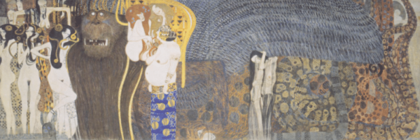 Die Beethoven-Fries: Die feindlichen Mächte. Hinterwand – Gustav Klimt Gustav Klimt 180x60