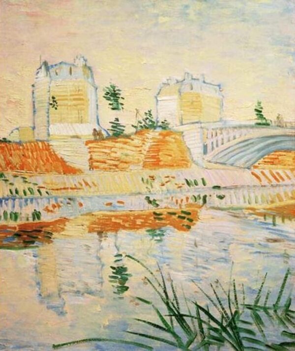 Pont de Clichy – Van Gogh Vincent Van Gogh 70x85