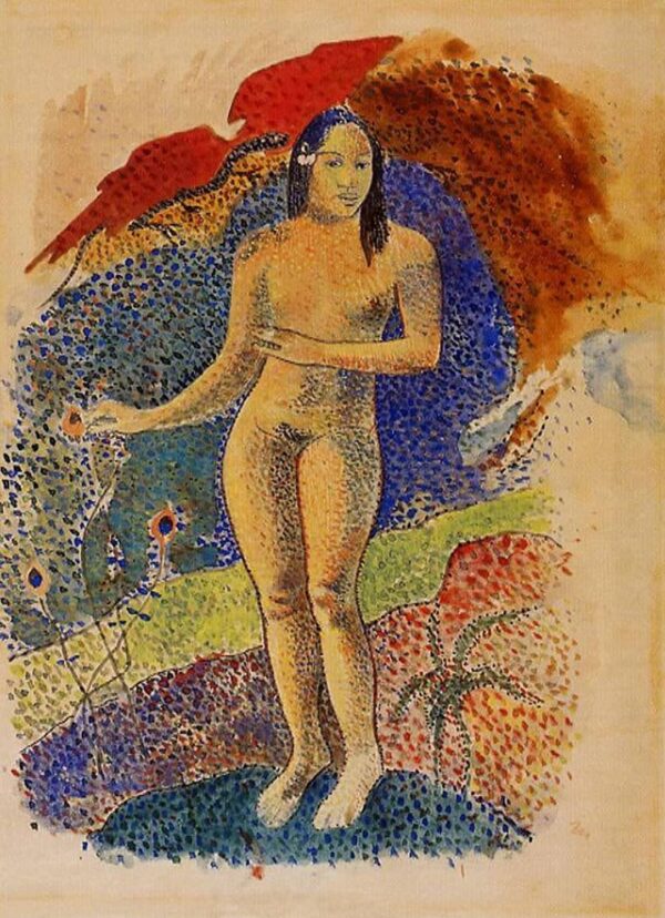 Tahitianische Eva – Paul Gauguin Paul Gauguin 70x105