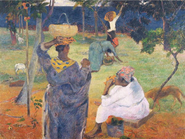 Ernte der Mangofrüchte – Paul Gauguin Paul Gauguin 85x75