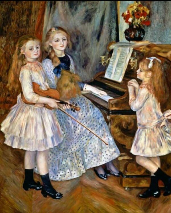 Die Töchter von Catulle Mendes – Pierre-Auguste Renoir Pierre-Auguste Renoir 70x85