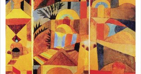 Der Garten des Tempels – (PK-558) – Paul Klee Paul Klee 140x70