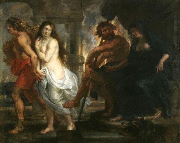 Orphée führt Eurydike aus der Unterwelt – Peter Paul Rubens Peter Paul Rubens 85x75