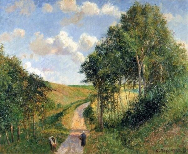 Landschaft in Berneval – Camille Pissarro Camille Pissarro 85x75