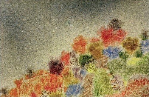 Büsche im Frühling – Paul Klee Paul Klee 105x70