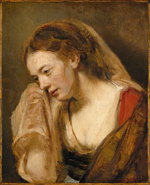 Eine weinende Frau – Rembrandt van Rijn Rembrandt van Rijn 70x85