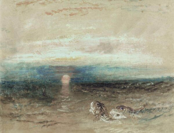 Sonnenuntergang über dem Meer – William Turner J.M.W. Turner 85x75