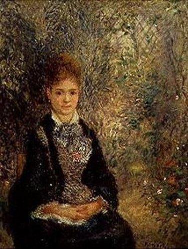 Junge Frau im Garten (Die Grisette) – Pierre-Auguste Renoir Pierre-Auguste Renoir 70x85