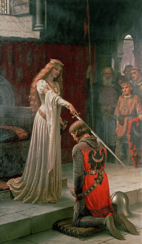 Der Ritterschlag – Edmund Leighton Beliebte Bilder 70x120