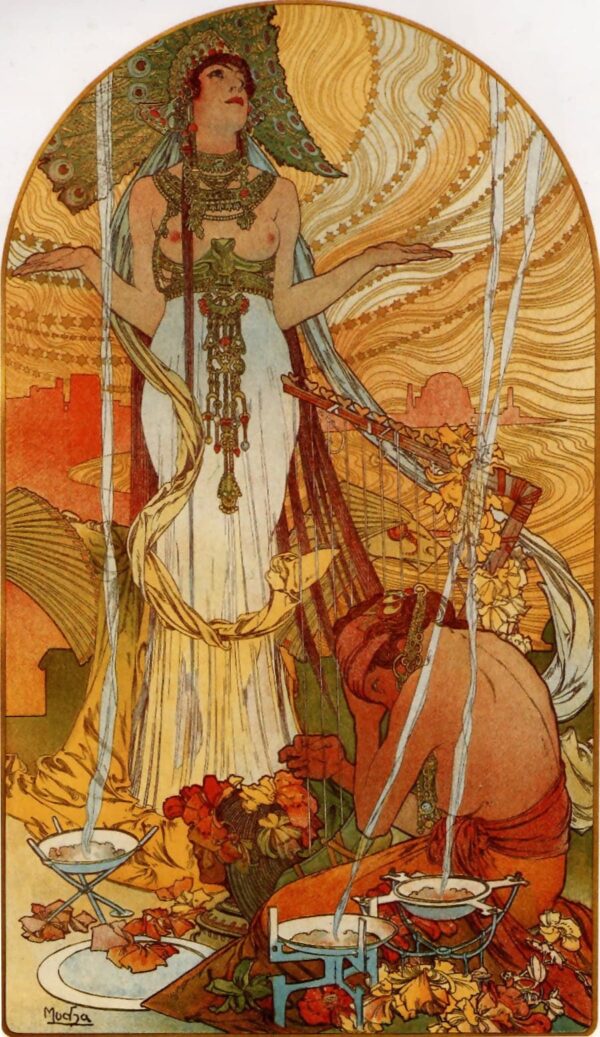 Salammbô – Mucha Alfons Mucha 70x120