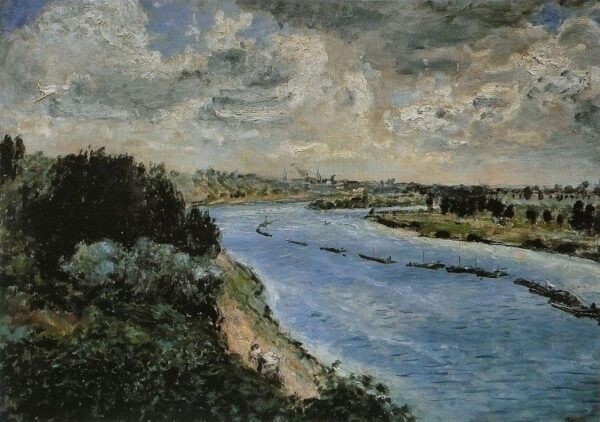 Pénichen auf der Seine – Pierre-Auguste Renoir Pierre-Auguste Renoir 105x70