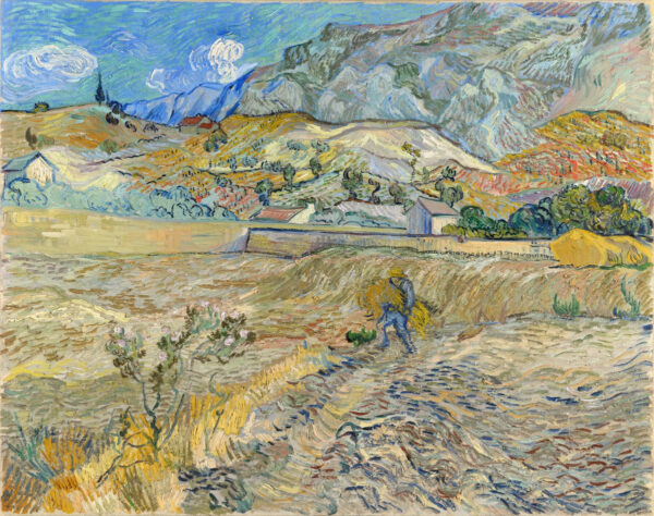 Landschaft in Saint-Rémy – Van Gogh Vincent Van Gogh 105x70