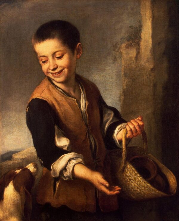 Junge mit einem Hund – Bartolomé Esteban Murillo Bartolomé Esteban Murillo