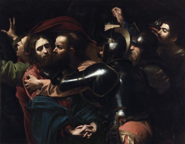 Buss des Judas – Caravaggio Beliebte Bilder 85x75