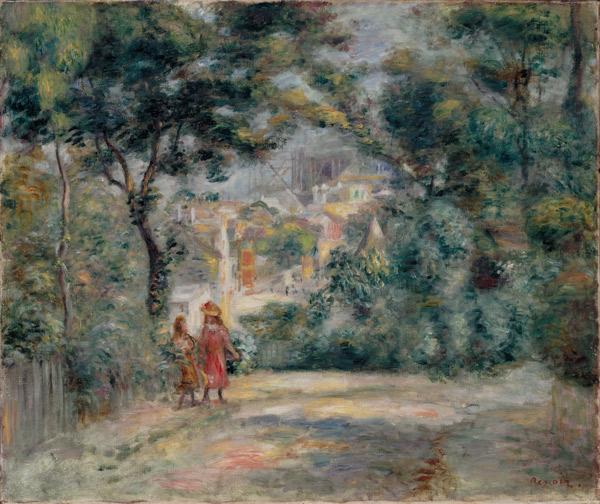 Blick durch die Bäume auf Sacré-Cœur, Paris – Pierre-Auguste Renoir Pierre-Auguste Renoir 85x75