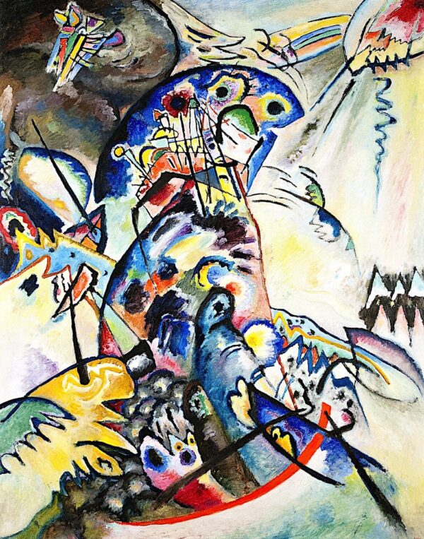 Blaue Arche der Kuppe – Wassily Kandinsky Wassily Kandinsky 70x85