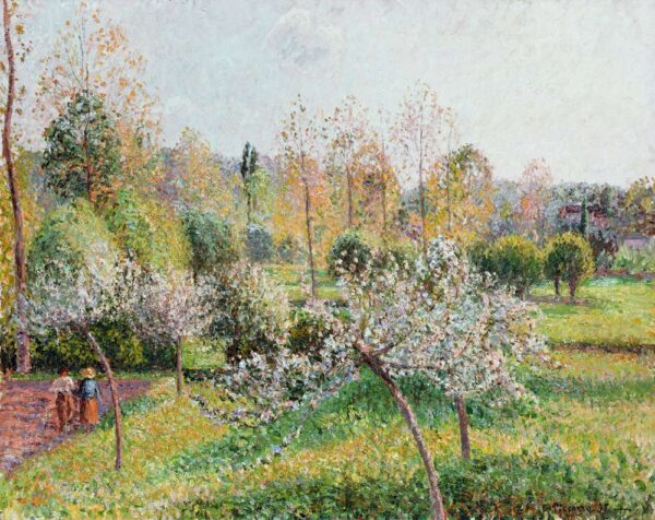 Pommierblüten in Eragny – Camille Pissarro Camille Pissarro 85x75