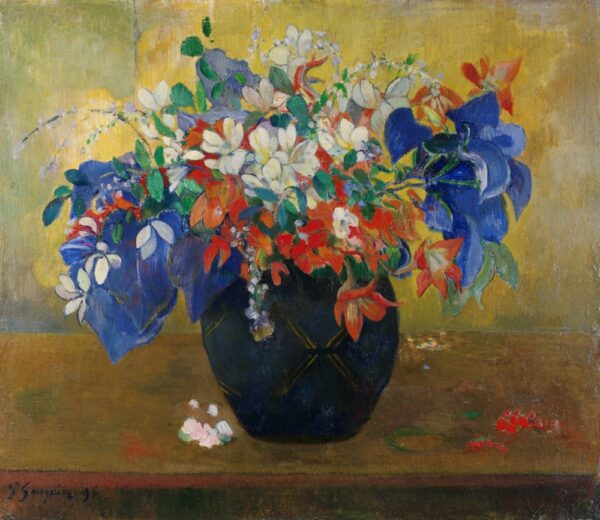 Eine Blumenvase – Paul Gauguin Paul Gauguin 85x75