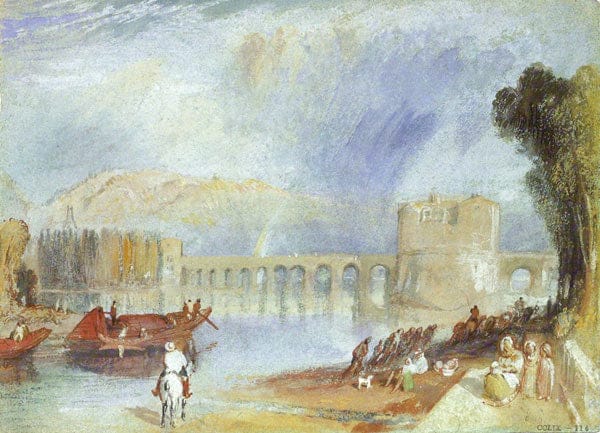 Pont de Meulan – William Turner J.M.W. Turner 105x70