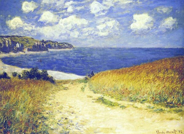 Weg in den Weizenfeldern in Pourville – Claude Monet Beliebte Bilder 105x70