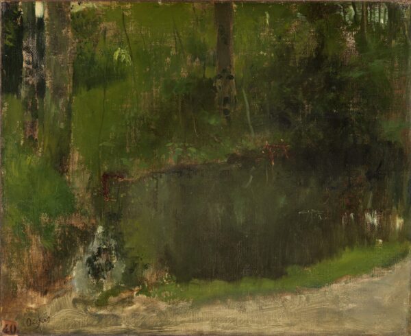 Der Teich im Wald – Edgar Degas Edgar Degas 85x75