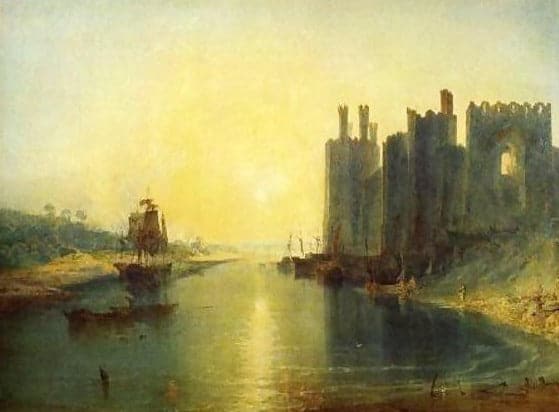 Schloss Caernarvon – William Turner J.M.W. Turner 105x70