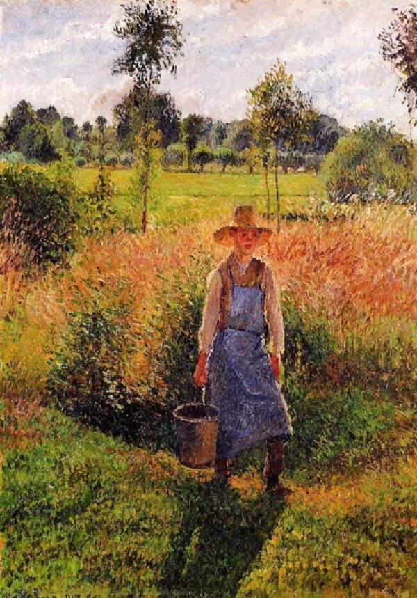 Der Gärtner, Die Nachmittagssonne, Eragny – Camille Pissarro Camille Pissarro 70x105