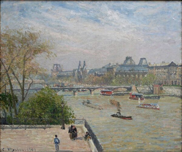 Die Seine und der Louvre – Camille Pissarro Camille Pissarro 85x75