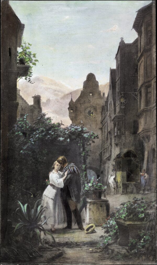 Adieu, um 1855 – Carl Spitzweg Carl Spitzweg 70x120